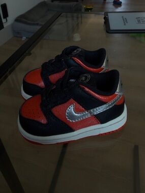 Nike Dunk Toddler 3C Black and Orange